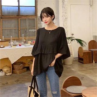 Ruffled Empire Blouse