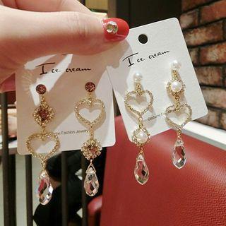 Heart Drop Earring (clip-on Earring)