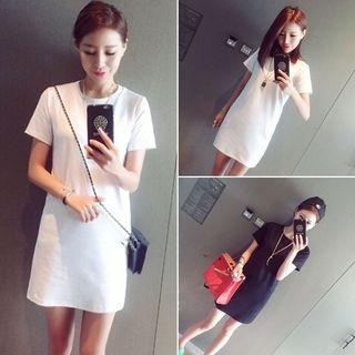 Crewneck Short Sleeve Dress
