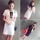 Crewneck Short Sleeve Dress