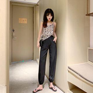 Plain Harem Pants Black - Shorts - One Size