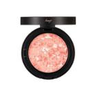 The Face Shop - Marble Beam Blush & Highlighter - 3 Colors #02 Love Coral