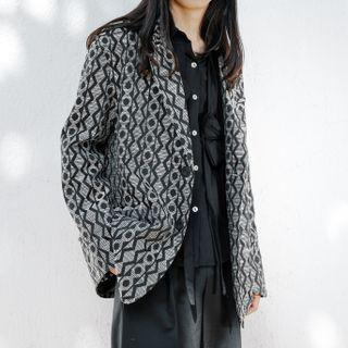Geometric Oversized Blazer
