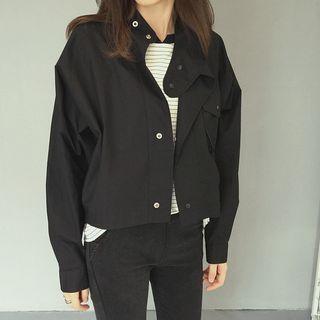 Crop Button Jacket