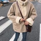 Faux Shearling Pullover