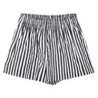 Striped Shorts Black - One Size