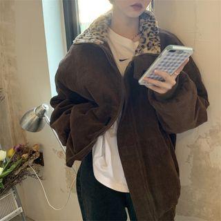 Long Sleeve Fleece Corduroy Jacket