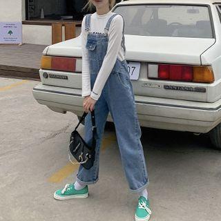 Long Sleeve Letter Print T-shirt / Jumper Jeans / Set