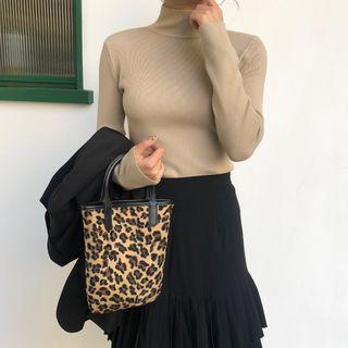 Leopard Tote Bag Leopard - One Size