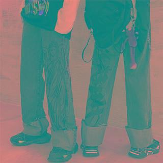Couple Matching Printed Straight Leg Jeans