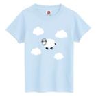 Short-sleeve Cloud Printed T-shirt