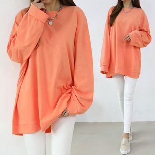 Plain Over-fit Sweatshirt