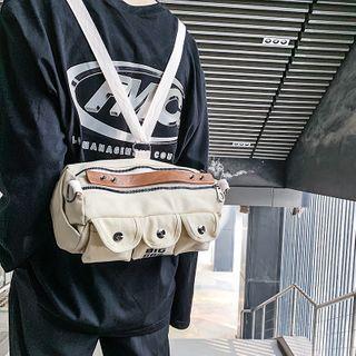 Pocket Detail Barrel Bag