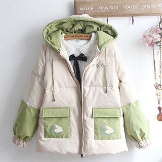 Hood Padded Zip Jacket / Shirt / Set