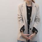 Single-breasted Slit-sleeve Blazer