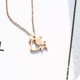 Lunar New Year Dog Pendant Necklace
