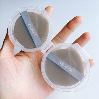 Set Of 2: Powder Puff Transparent - One Size