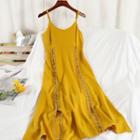 Spaghetti Strap Hook-and-eye Dress