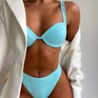 Plain Underwire Bikini Set