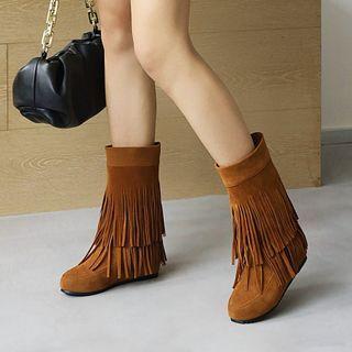 Tassel Detail Short Boots