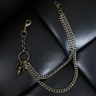 Claw Alloy Jeans Chain Bronze - One Size