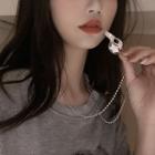 Alloy Whistle Pendant Necklace Hip Hop Long Whistle Necklace - One Size
