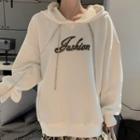 Lettering Chain Hoodie
