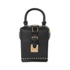 Belted Studded Messenger Bag