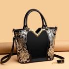 Floral Sequined Crossbody Bag