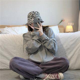 Wide-leg Corduroy Jogger Pants