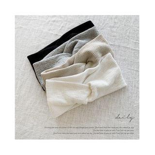 Knotted Rib-knit Headband