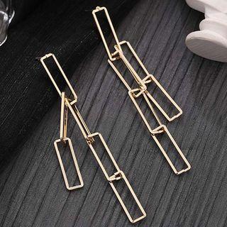 Chain Fringed Earring One Size - One Size