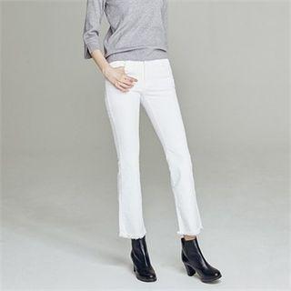 Fringed-trim Pants