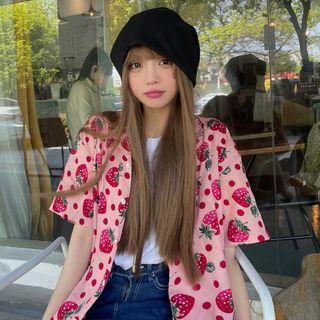 Short-sleeve Strawberry Shirt