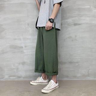 Straight Leg Cropped Pants