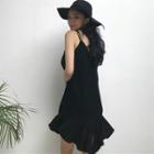 Double-strap Chiffon Dress