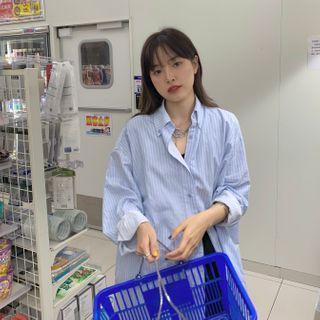 Striped Shirt Top - One Size