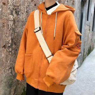 Zipped Hooded Jacket