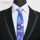 Galaxy Print Neck Tie