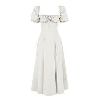 Short-sleeve Silt Midi A-line Dress