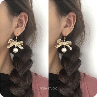 Bow Accent Earring/ Clip-on Earring