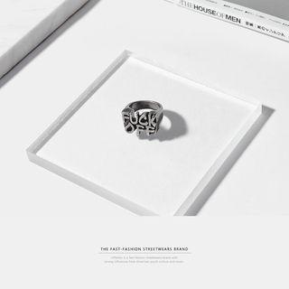 Lettering Thumb Ring