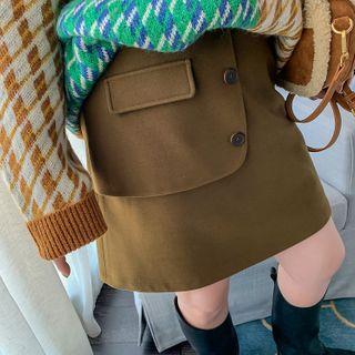 Applique Mini A-line Skirt