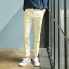 Front-tab Colored Chino Pants