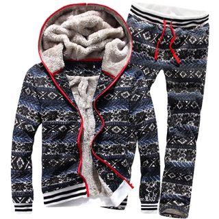 Set: Aztec Hooded Jacket + Sweatpants