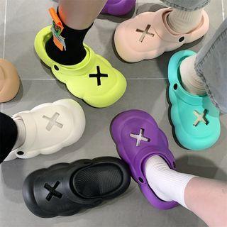 Perforated Plain Slippers
