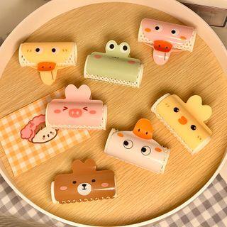 Animal Plastic Hair Roller (various Designs) / Set