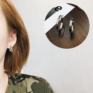 Stainless Steel Hoop Earrings