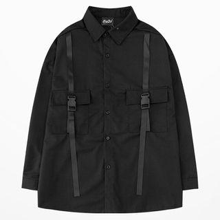 Strap Pocketed Shirt