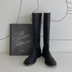 Suedette Tall Rider Boots